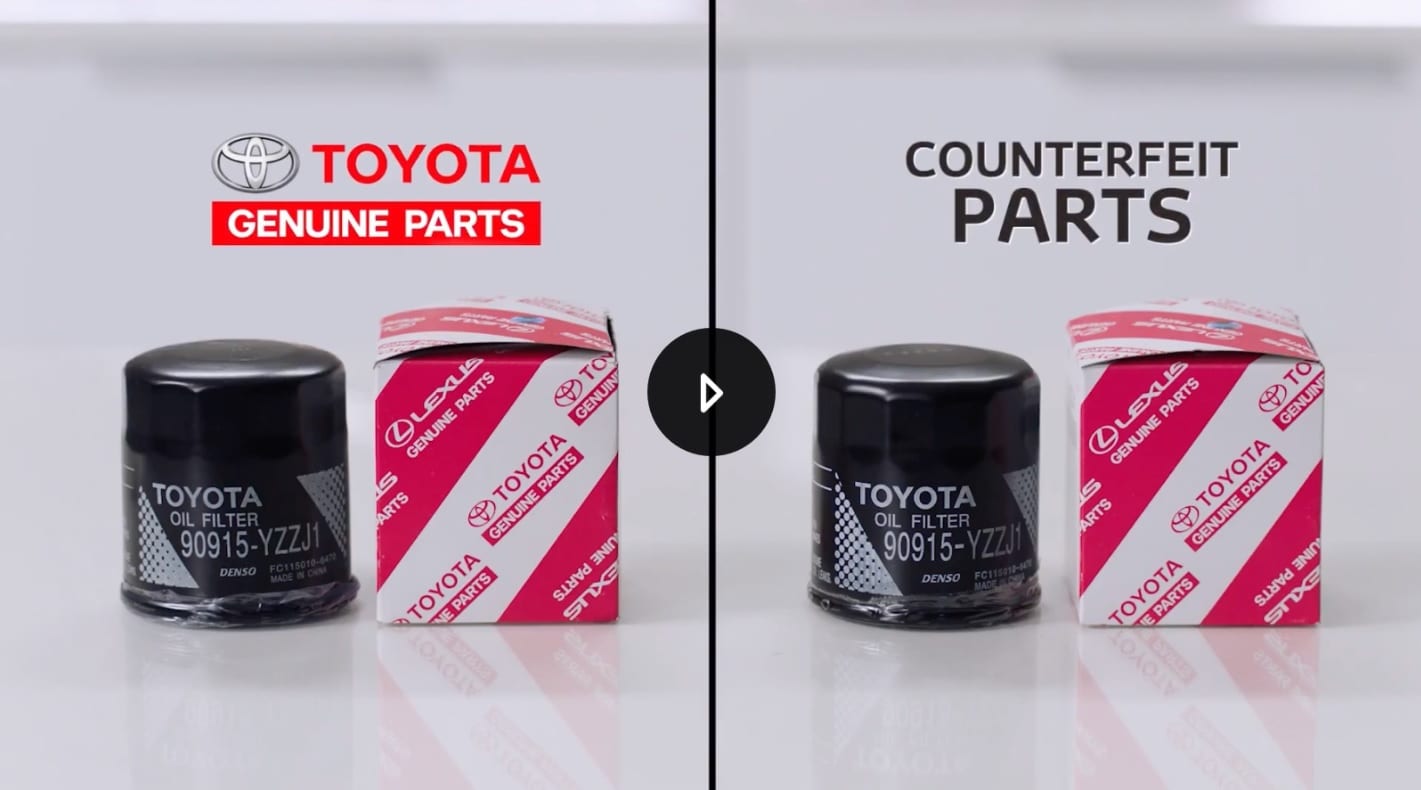 OIL FILTER Comparison  TOYOTA GENUINE PARTS - Car Parts 