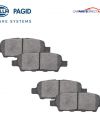 BRAKE PAD D1244, REAR HELLA NISSAN CEFIRO, ELGRAND, JUKE, MURANO, QASHQAI, TEANA * (E51, F15, J10, J31, J32, U31, Z50)