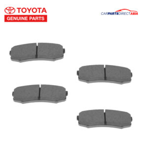 04466-60020 BRAKE PAD, REAR, TOYOTA-GEN/ LEXUS LX450 LAND CRUISER 80 * (FJ80 FZJ80 HDJ80 HDJ81 HZJ80 HZJ81)